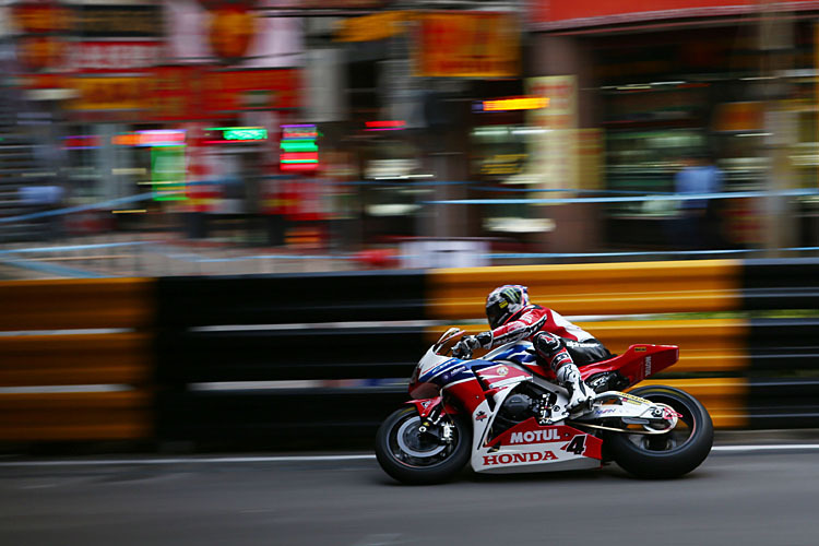 Platz 4 für John McGuinness beim «Suncity Group Macau Motorcycle Grand Prix»
