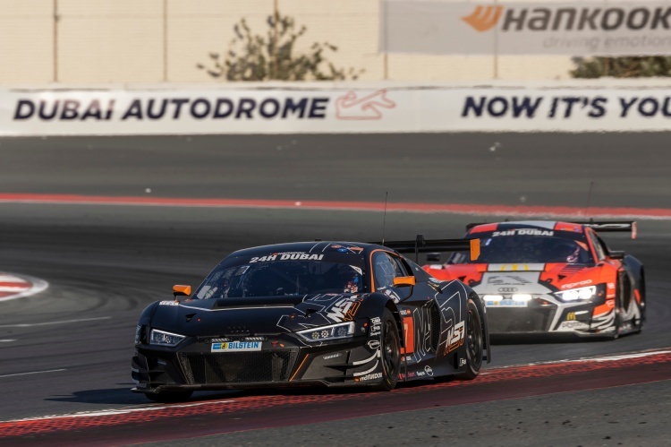 Gewinnt die 24h Dubai 2022: Der Audi R8 LMS GT3 von MS7 by WRT