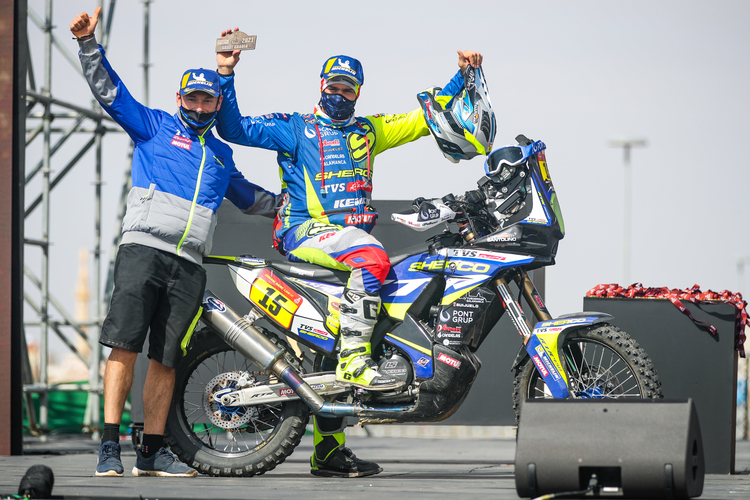 Lorenzo Santolino wurde sechster bei der Rallye Dakar 2021