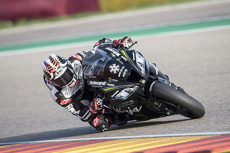 Jonathan Rea auf der neuen Kawasaki Ninja ZX-10RR