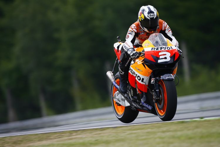 Dani Pedrosa (Honda): Yamaha-Duo gesprengt.