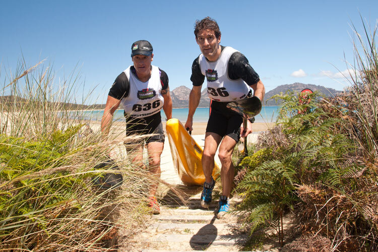 Mark Webber bei der Tasmania Challenge 2012