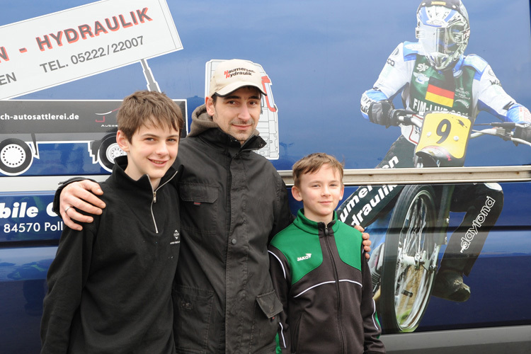 Herbert Rudolph mit «seinen» Jungs