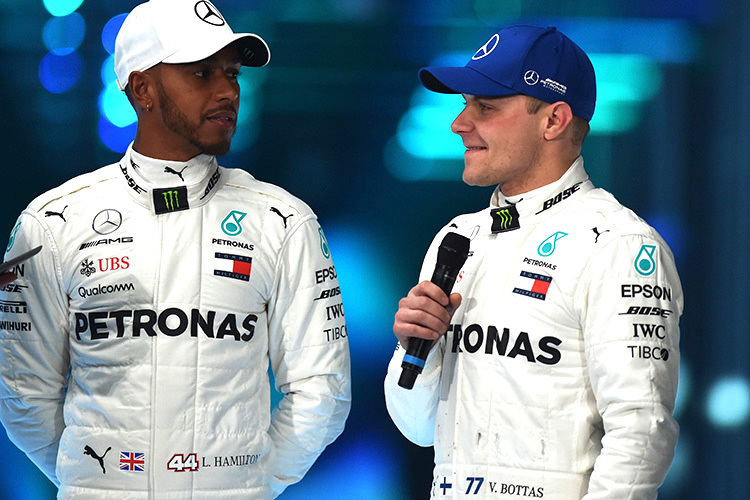 Lewis Hamilton und Valtteri Bottas