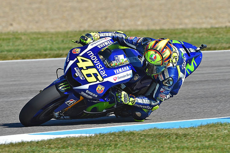 Valentino Rossi auf der Yamaha M1: Wie stark ist er am Sonntag?