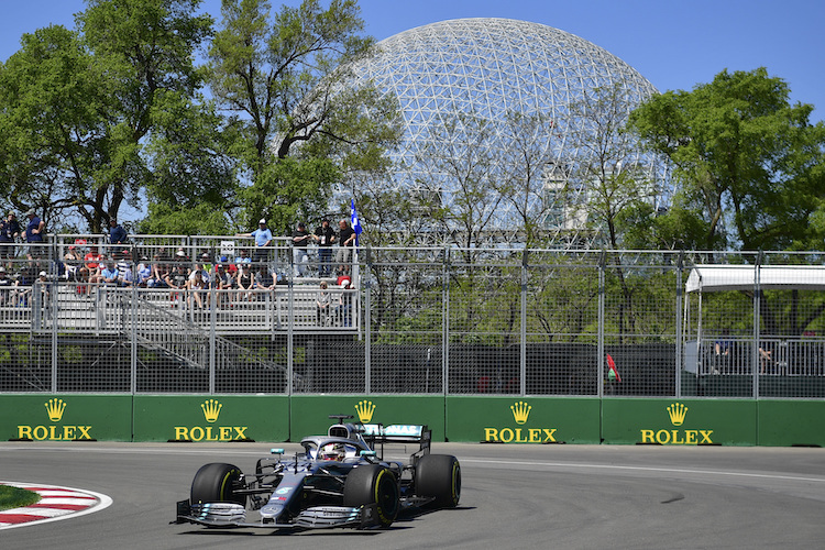 Lewis Hamilton in Montreal