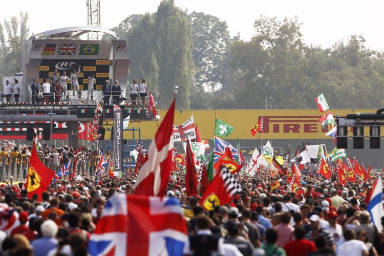 Siegerehrung in Monza