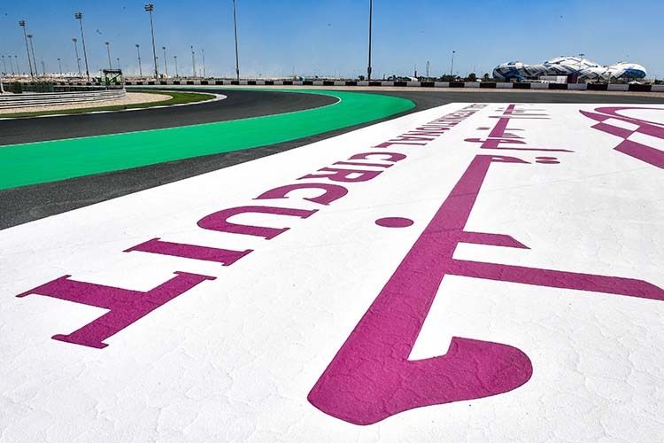 Losail Circuit in Doha/Katar: Nachtrennen am 6. März 2022