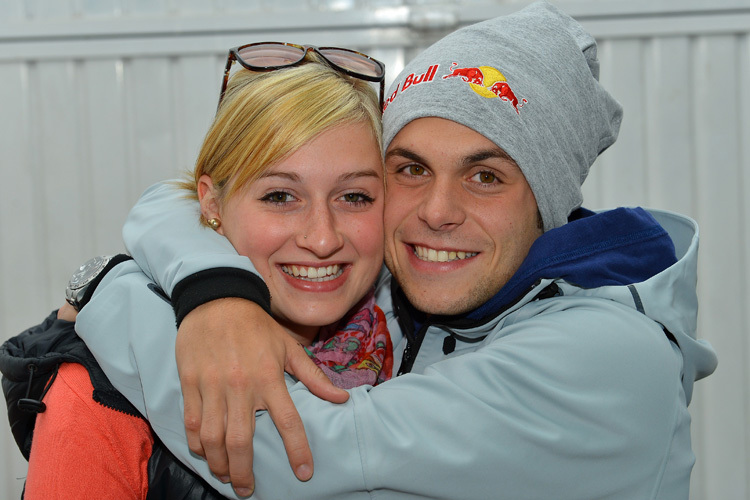 Sandro Cortese mit Freundin Anna