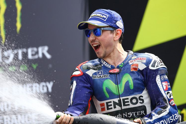 Weltmeister und WM-Leader Jorge Lorenzo in Le Mans