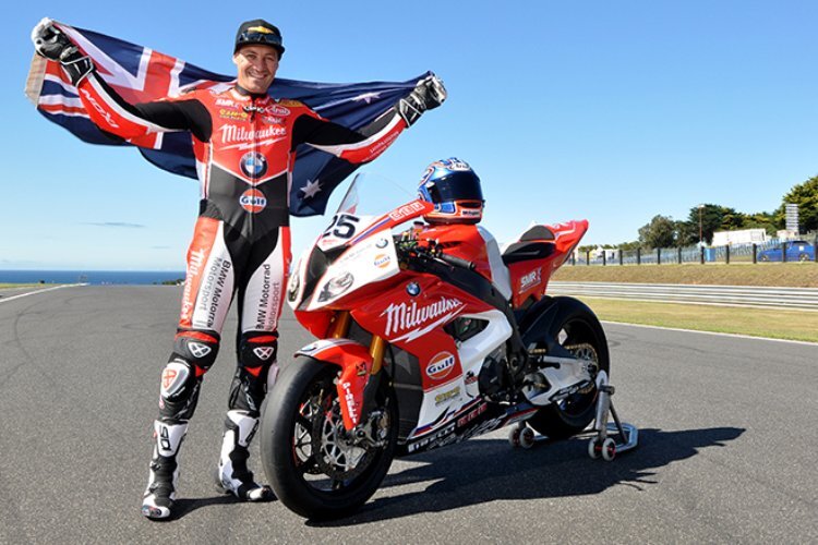 Josh Brookes wird 2017 mit seiner BSB Yamaha auf Phillip Island antreten