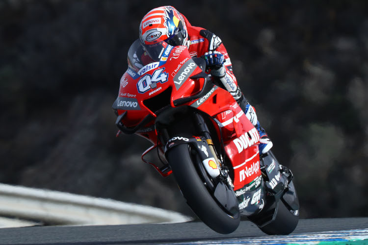 Andrea Dovizioso beim Jerez-Test im November