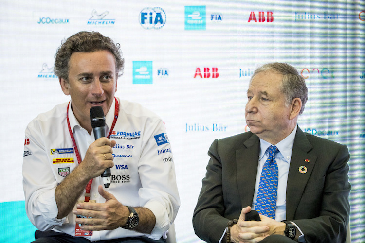 Alejandro Agag und FIA-Präsident Jean Todt