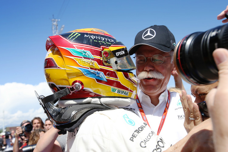 Formel-1-Fan Dieter Zetsche: «In Summe bietet die Formel 1 alles, was viele Menschen für ein absolut unterhaltsames Wochenende brauchen»