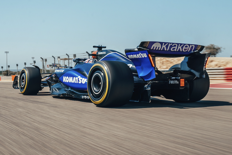 Williams in Bahrain an der Arbeit