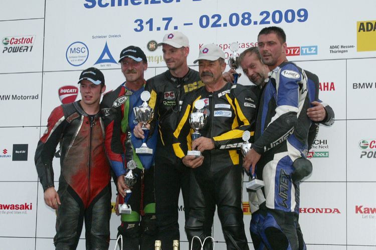 V.l.: Becker, Hock, Schlosser, Hänni, Zimmermann und Ziegler. 