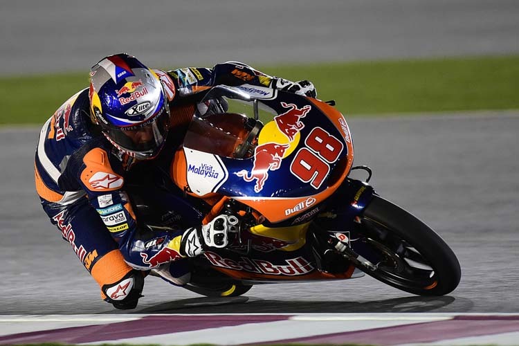 Karel Hanika auf der KTM des Teams Red Bull KTM Ajo