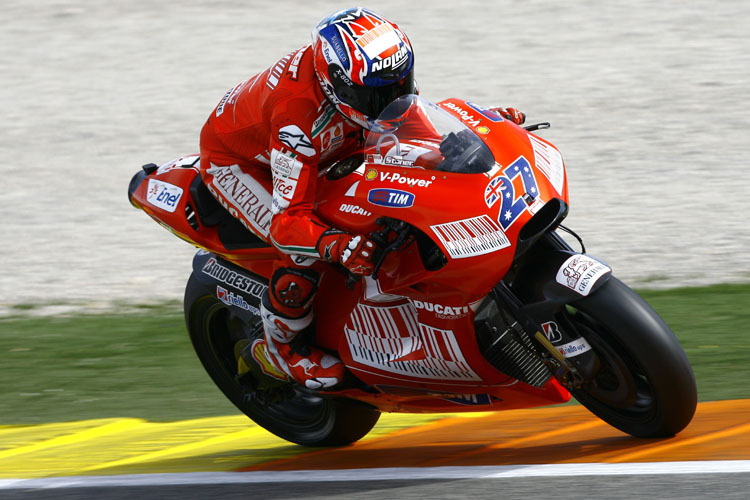 Casey Stoner: in Jerez bereits wieder am Boden