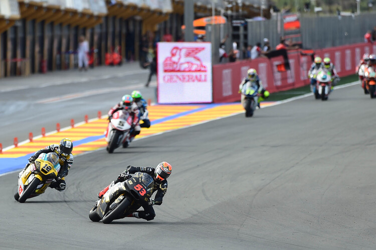 Die Rennen der Moto2-Klasse bieten meist Spannung pur