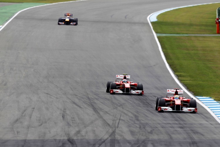 Falsche oder richtige Reihenfolge? Alonso und Massa in Hockenheim