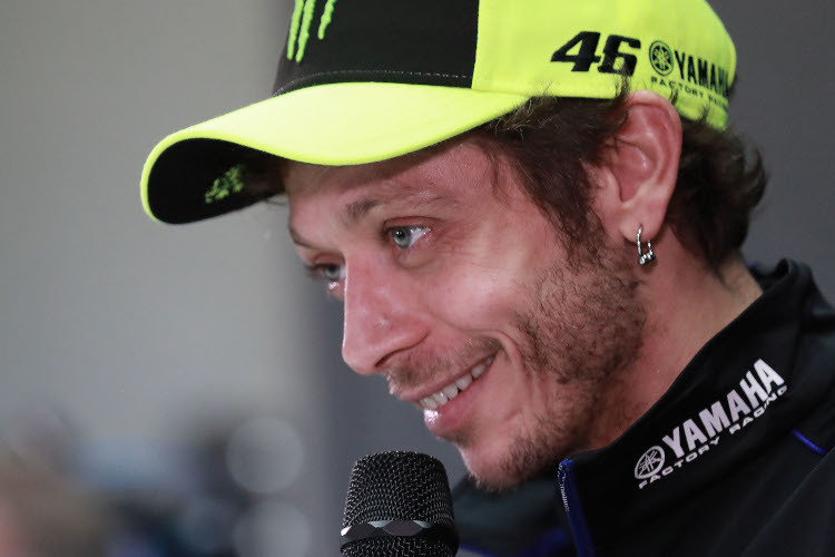 Valentino Rossi nimmt es trotz allem mit Humor