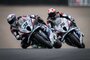 Garrett Gerloff und Loris Baz fuhren den IDM-Stammpiloten davon