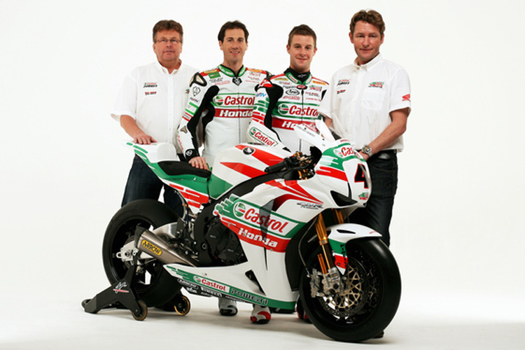 Das Castrol-Honda-Team 2011