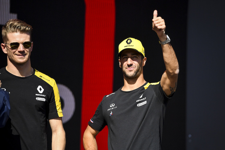 Daniel Ricciardo und Nico Hülkenberg