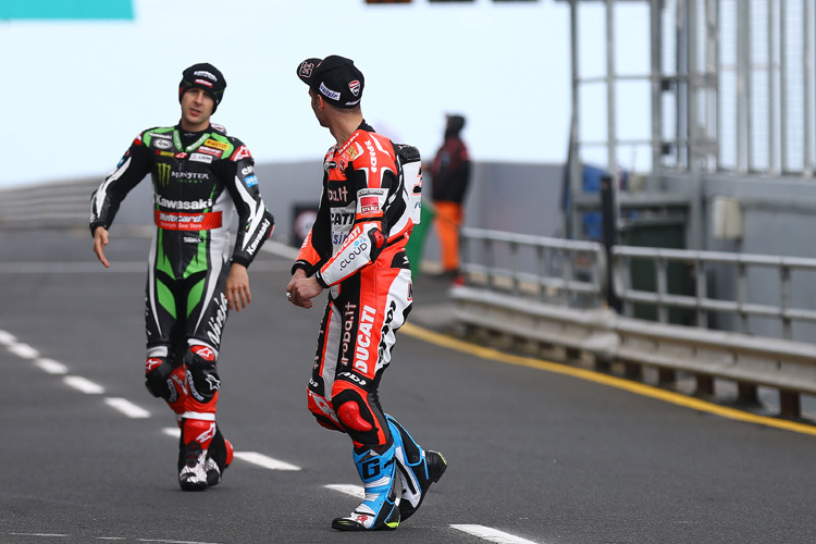 Marco Melandri zu Johnny Rea: «Wie machst du das?»