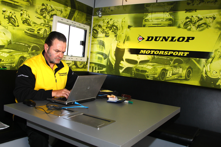 Ralph Christmann will mit seinen Dunlop-Reifen bald wieder punkten