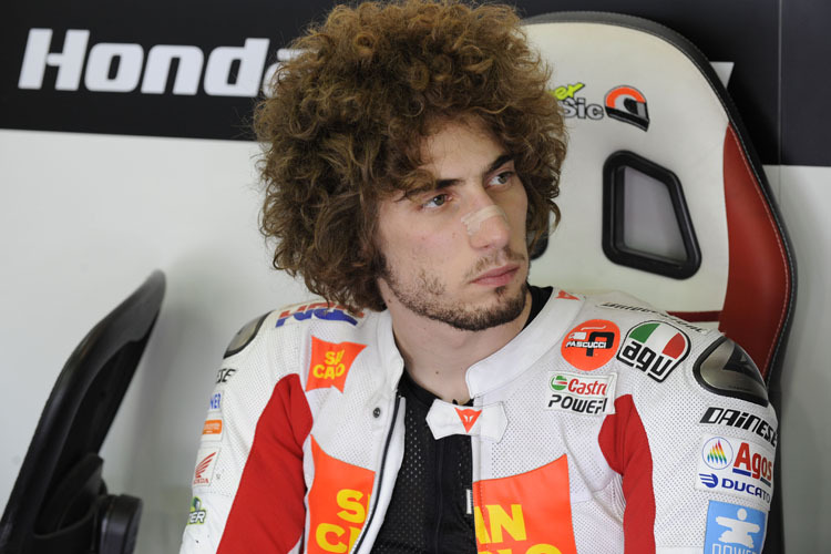 In Le Mans hatte Simoncelli nichts zu lachen