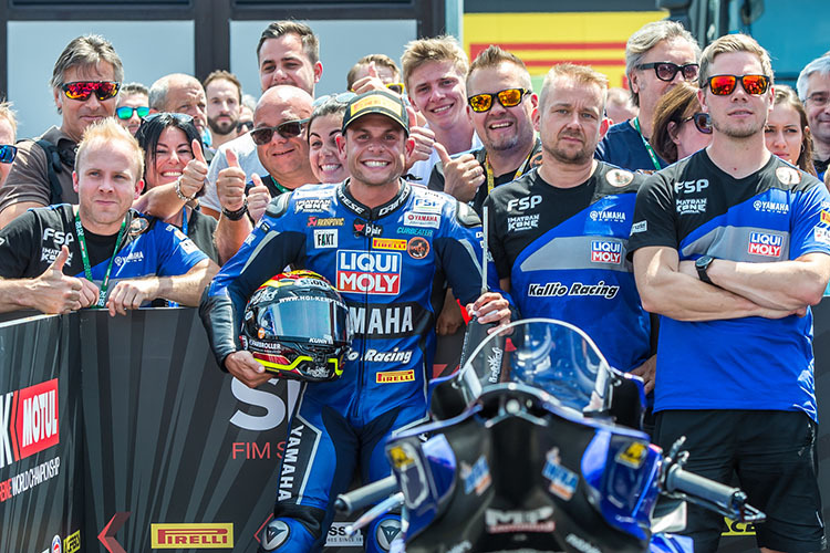 Sandro Cortese feierte in Misano Platz 3 