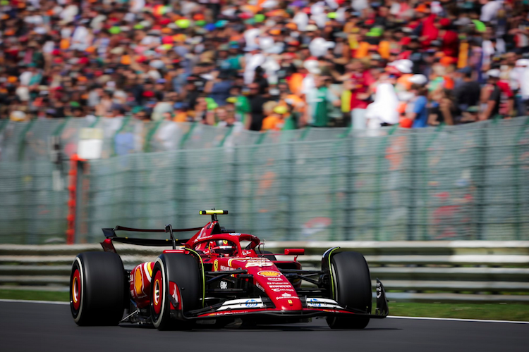 Carlos Sainz in Belgien