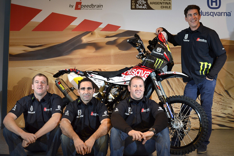 Husqvarna-Quartett: Fish, Goncalves, Botturi und Barreda (v. li.)