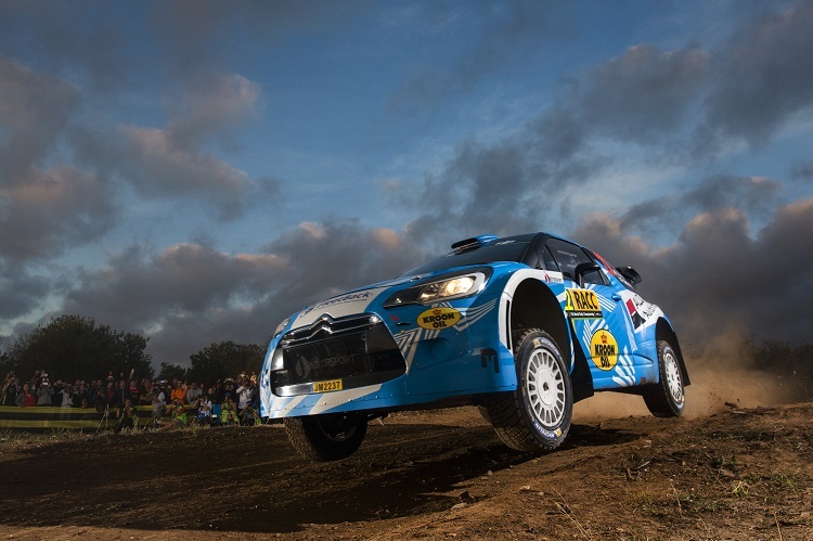 Jourdan Serderidis im privaten Citroën DS3 WRC