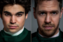 Lance Stroll und Sebastian Vettel