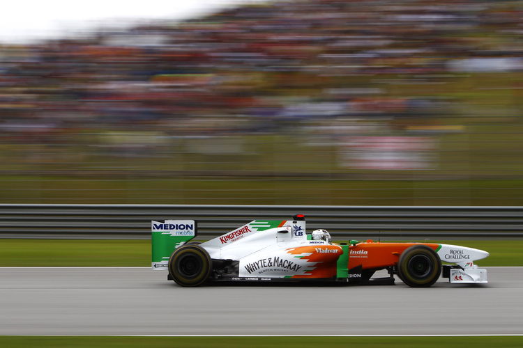 Sutil kam im Force India am Freitag gut klar
