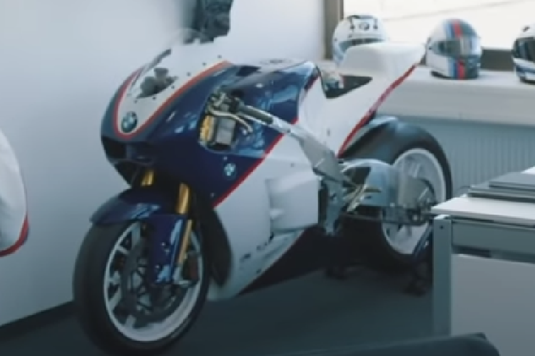 Nur ein Deko-Stück: Die MotoGP-BMW von 2007