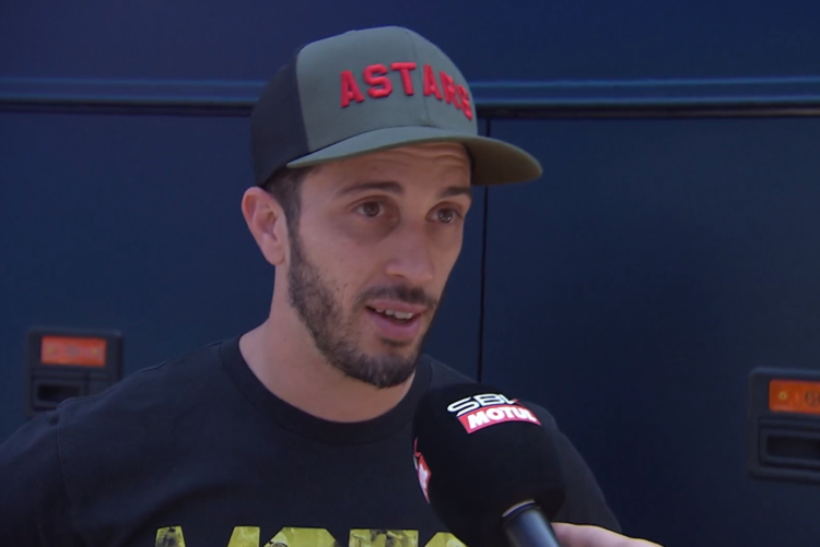 Andrea Dovizioso bei der Superbike-WM zu Gast