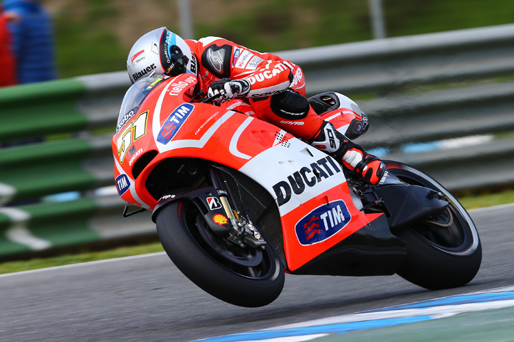 Ducati-Testfahrer Michele Pirro