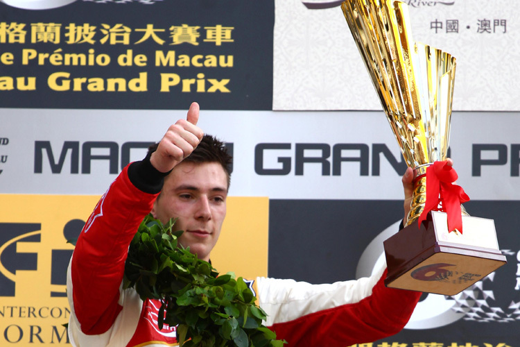 Der Londoner Alex Lynn: Sieger beim Formel-3-Rennen von Macau