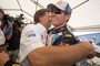 Motorsport-Direktor Jost Capito (li.) und Sébastien Ogier
