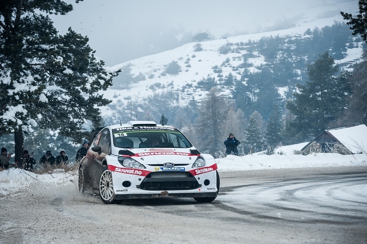 Henning Solberg und Ilka Minor bei der Rallye Monte Carlo