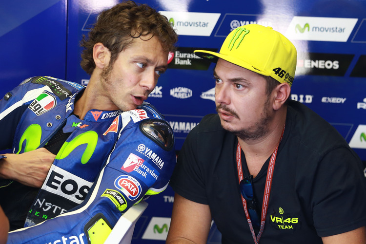 Valentino Rossi und «Uccio» zu Yamaha-Zeiten