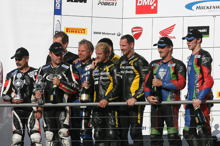 Saisonfinale in Hockenheim - Das Podium der IDM Sidecar