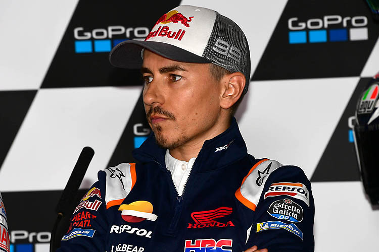 Jorge Lorenzo: Nachdenkliche Miene beim Silverstone-GP