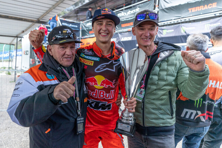 Harry, Liam und Stefan Everts