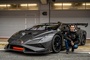 Dani Pedrosa neben dem Lamborghini Huracán Super Trofeo EVO2