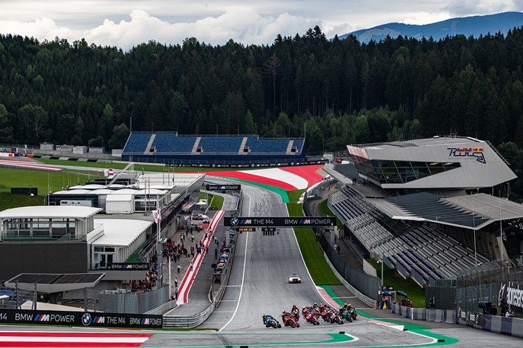 Der Red Bull Ring war für Fans abgeriegelt