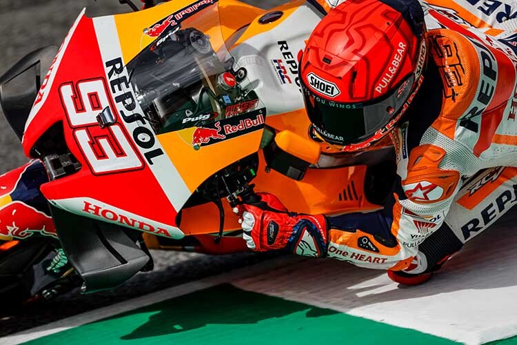 Marc Márquez: Am Freitag 0,767 sec Rückstand